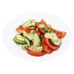 Tomato and cucumber salad