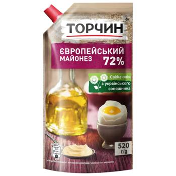 TORCHYN® Europeiskiy Mayonnaise 72% 520g - buy, prices for Epicentr FOOD - photo 1