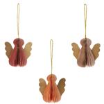 Koopman Angel Paper Christmas Tree Decoration 8cm