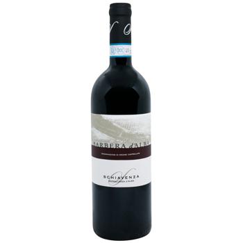 Вино Schiavenza Barbera d’Alba червоне сухе 14% 0,75л - купити, ціни на WINETIME - фото 1