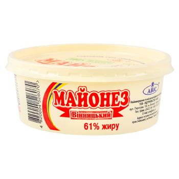Майонез Авіс Вiнницький 61% п/б 350г - купити, ціни на Grono - фото 1