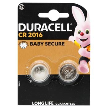 Батарейка Duracell літієві DL2016 - купити, ціни на METRO - фото 1