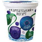 Galychyna Carpathian Blueberry-Bilberry Yogurt 2.2% 260g