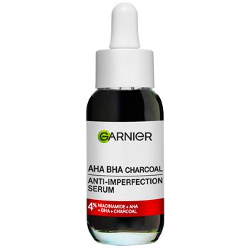 Сироватка-пілінг Garnier для обличчя з вугіллям 30мл