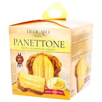 Delicato Panettone with Custard 900g - buy, prices for - photo 1