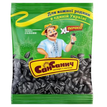 San Sanych Roasted Salted Sunflower Seeds 175g - buy, prices for Ideal - photo 1