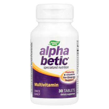 Nature's Way Alpha Betic Multivitamin for Diabetics 30 tablets - buy, prices for - photo 1