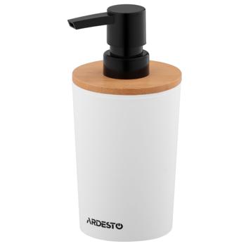 Диспенсер для мыла Ardesto Minimalism белый 380мл - купить, цены на МегаМаркет - фото 1