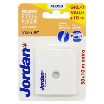 Jordan Everyday floss Dental Floss 50m - buy, prices for MegaMarket - photo 1