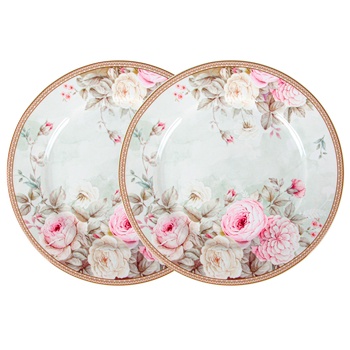 Lefard English Rose Set of Plates 2pcs 19cm - buy, prices for MegaMarket - photo 2