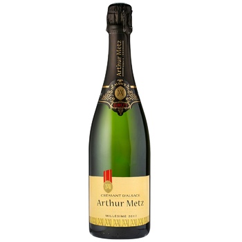 Arthur Metz Cremant d`Alsace White Brut Sparkling Wine 12% 0.75l - buy, prices for Za Raz - photo 1