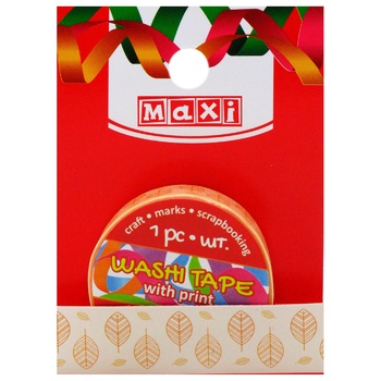 Maxi Decorative Tape with Print 15mm*2m