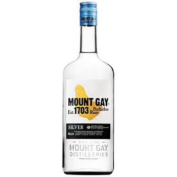 Ром Mount Gay Silver 43% 0,7л - купити, ціни на Восторг - фото 1