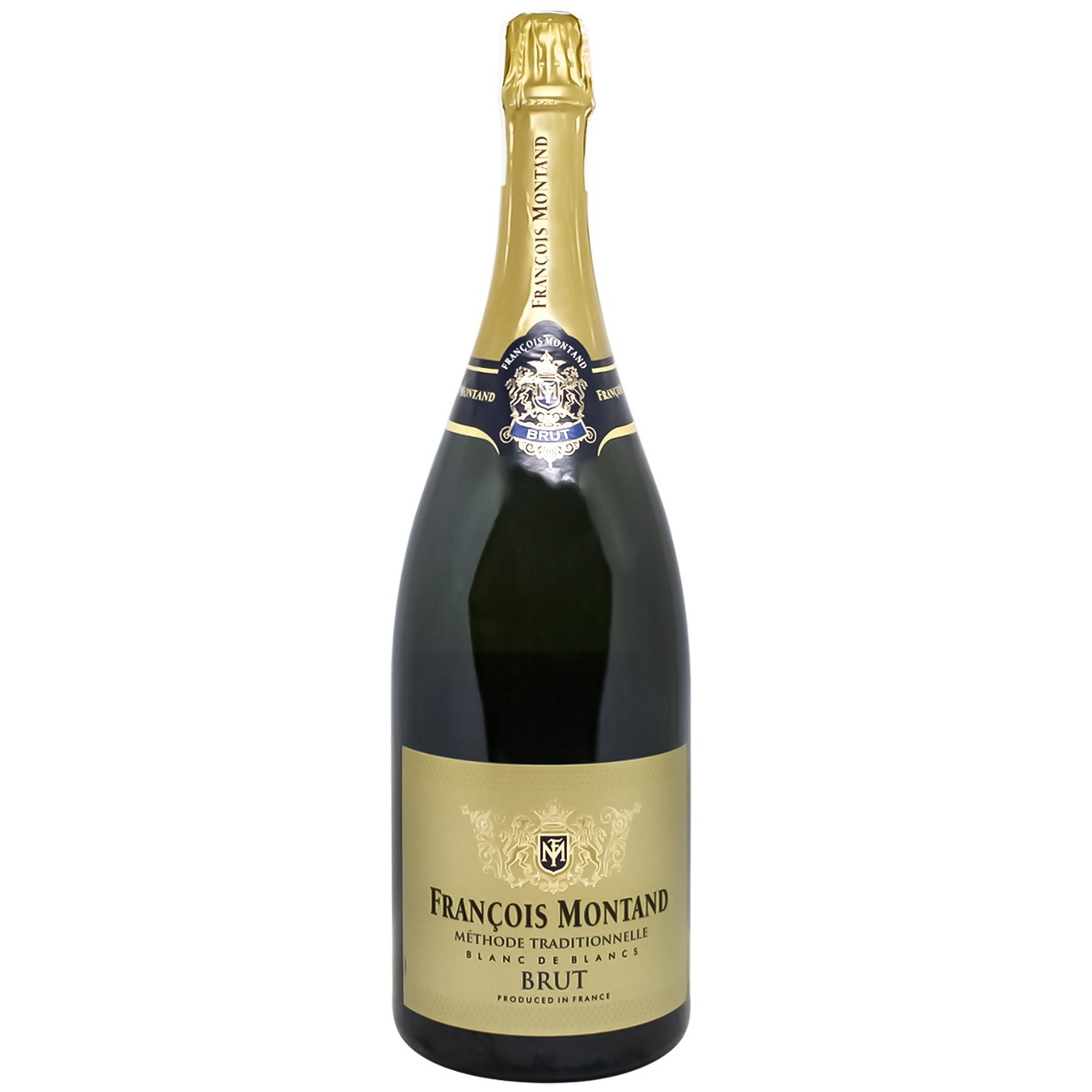 

Вино игристое Francois Montand Blanc de Blancs Brut белое 11% 1,5л