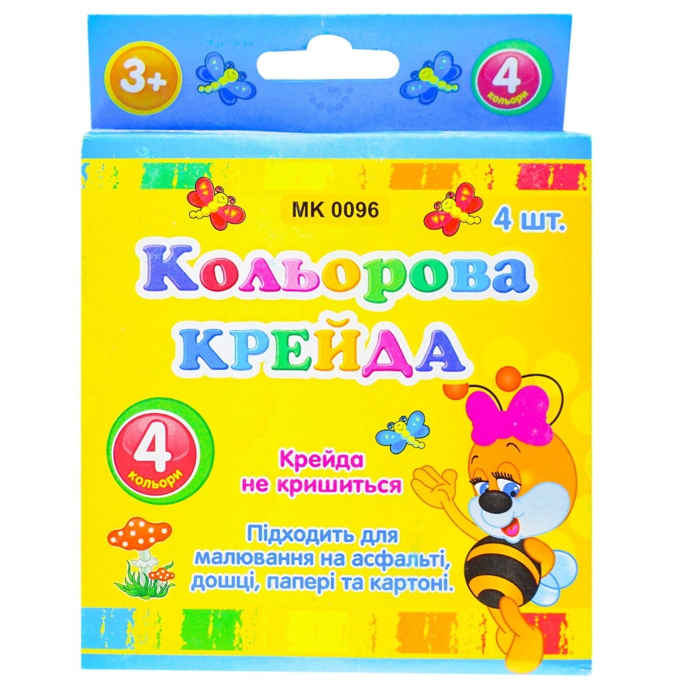 

Мел цветной 4 цвета 4шт