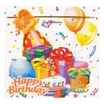 Салфетки Luxy Яркий День рождения трехслойные 33*33см 18шт