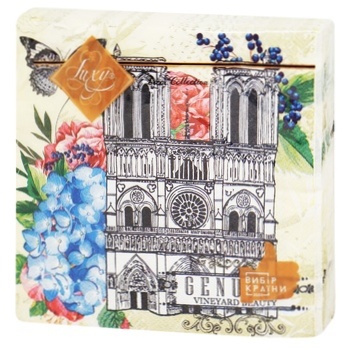 Luxy Notre-Dame de Paris Three-layer Napkins 33*33cm 18pcs - buy, prices for NOVUS - photo 3