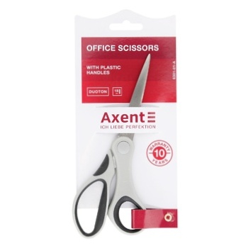 Axent Duoton Scissors gray-black 18cm