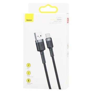 Baseus Cafule Type-C 2A grey/black Cable 2m - buy, prices for COSMOS - photo 1