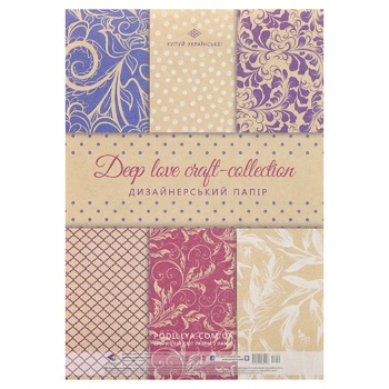 Podillya Design Paper Set 7 Sheets - buy, prices for MegaMarket - photo 4