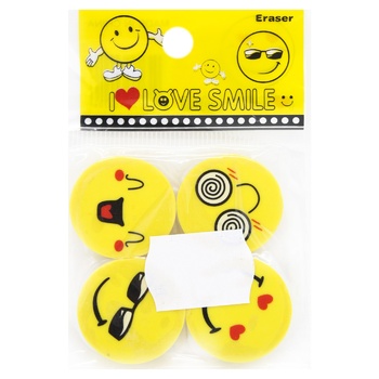 Vgr Eraser Smile 4pcs assortment - buy, prices for MegaMarket - photo 3