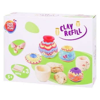 One two fun Set for Sculpting Pots - buy, prices for Auchan - photo 1