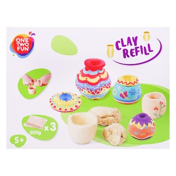 One two fun Set for Sculpting Pots - buy, prices for Auchan - photo 2