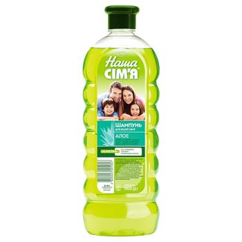 Velta Our family Aloe Vera Shampoo for All Hair Types 1000g - buy, prices for Auchan - photo 1