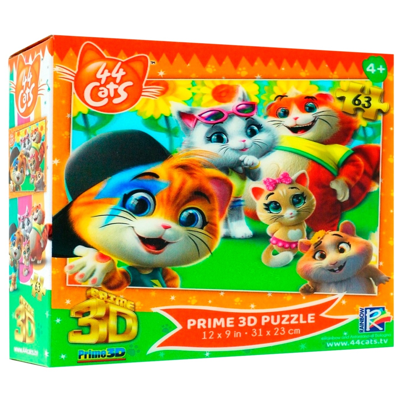 

Пазлы 3D 44 Cats 63 детали