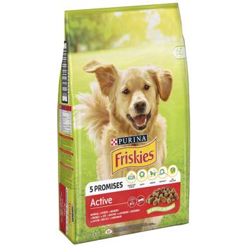 Корм сухой Friskies Active с говядиной для активных собак 10кг - купить, цены на MasterZoo - фото 2