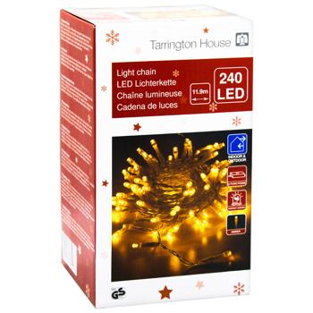 Гірлянда нитка Tarrington House теплий білий 240LED 12м - купити, ціни на METRO - фото 2