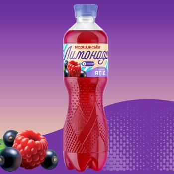 Morshynska Lemonadа Carbonated Juice-containing Drink With Berry Flavor 0.5l - buy, prices for - photo 2