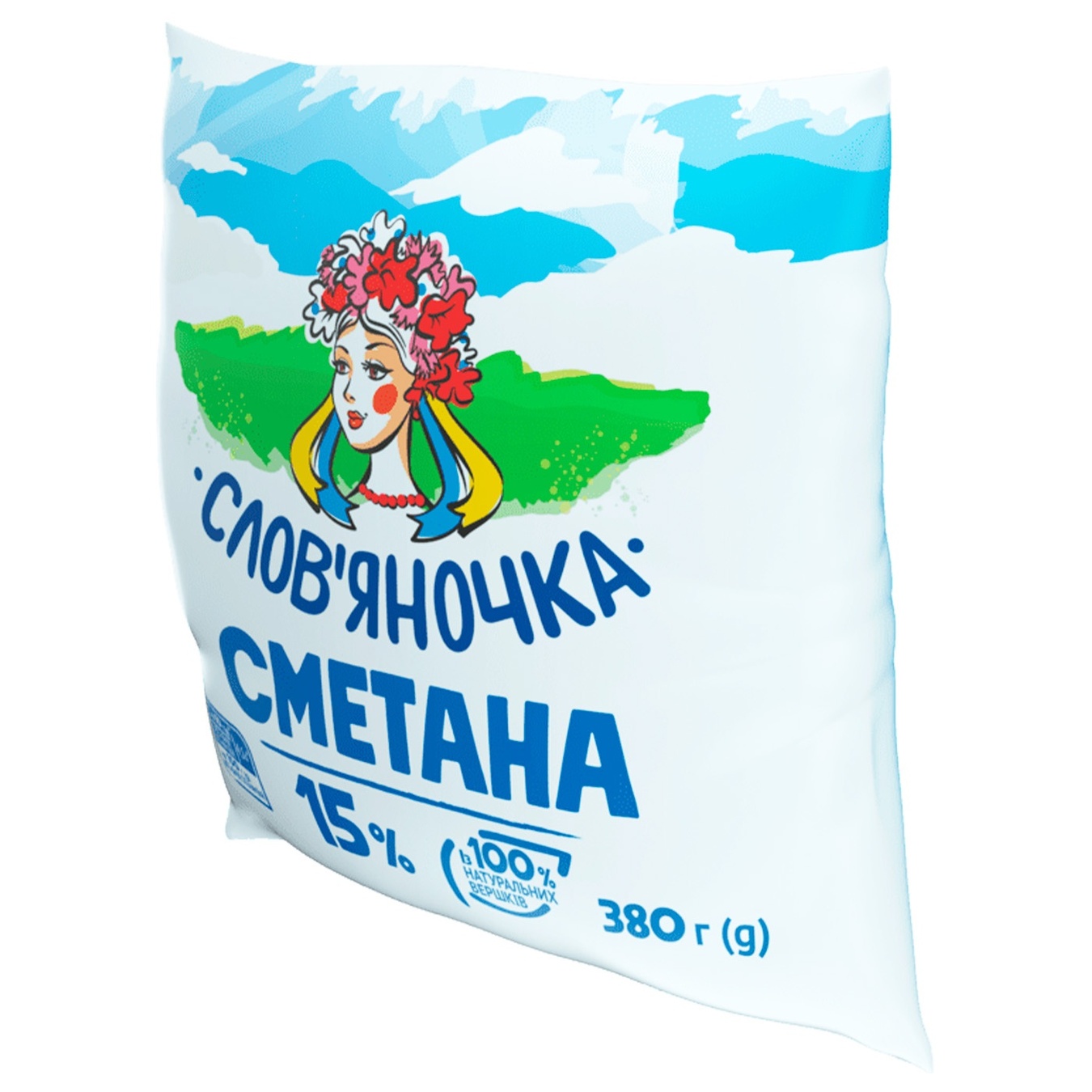 

Сметана Слов'яночка 15% 380г