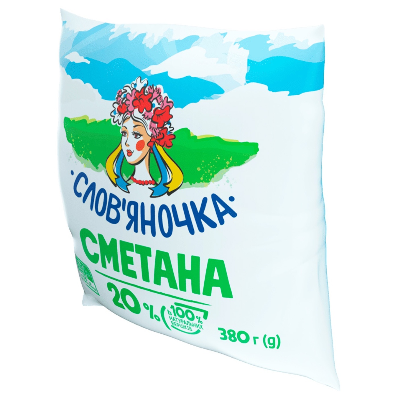 

Сметана Слов'яночка 20% 380г