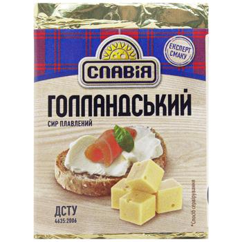 Slavia Dutch Processed Cheese 38% 70g - buy, prices for - photo 2