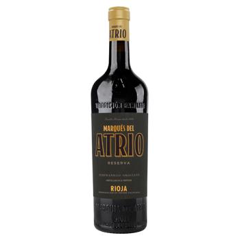 Marques del Atrio Reserva Rioja Red Dry Wine 14% 0.75l - buy, prices for NOVUS - photo 1