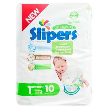 Підгузки Slipers S-201 1 New Born 2-5кг 10шт - купити, ціни на - фото 3