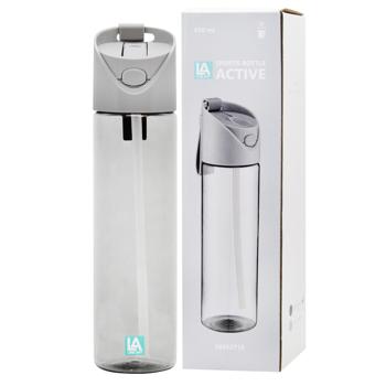 Line Art Active Gray Tritan Bottle 650ml