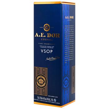 A.E.Dor VSOP Cognac 40% 0.7l - buy, prices for MegaMarket - photo 2