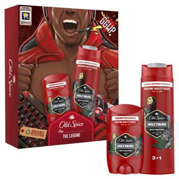 Набір подарунковий Old Spice Wolfthorn дезодорант 50мл + гель для душу-шампунь 2в1 250мл - купити, ціни на METRO - фото 2