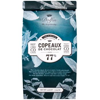Dolfin Dark Chocolate Flakes 77% 200g - buy, prices for - photo 2