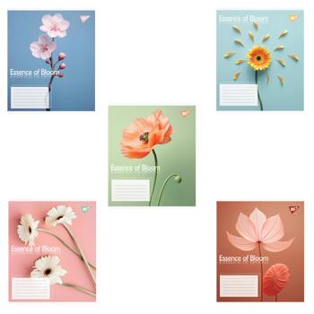 Зошит Yes Essence of Bloom клітинка А5 24 аркуші