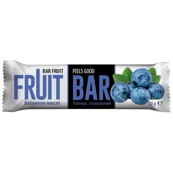 Батончик-мюсли Fruit Bar Черника 25г - купить, цены на Эпицентр FOOD - фото 1