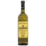 Massandra Pinot Blanc Del Mar White Semi Sweet Wine 9-13% 0.75l