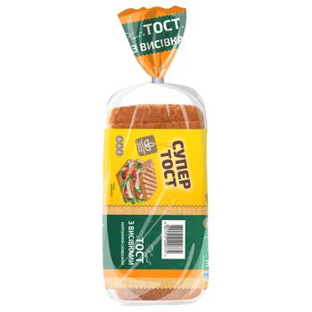 Kyivkhlib Toast Bread with Bran Sliced 350g - buy, prices for - photo 2