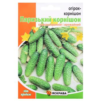 Насіння Яскрава Огiрок Паризький корнішон пакет гiгант 5г - купити, ціни на NOVUS - фото 1