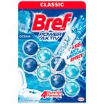 Блок для унитаза Bref Power Aktiv Океанская свежесть 2х50г