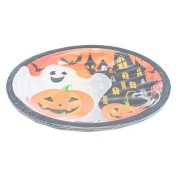 Zed Halloween Set of Disposable Paper Plates 18cm 10pcs - buy, prices for - photo 3