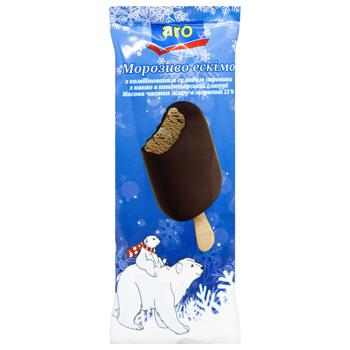 Мороженое эскимо Aro с какао в глазури 80г