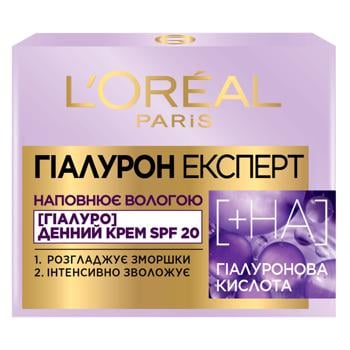 Крем для обличчя L’Oreal Paris Гіалурон Експерт денний 50мл - купити, ціни на ULTRAMARKET - фото 1